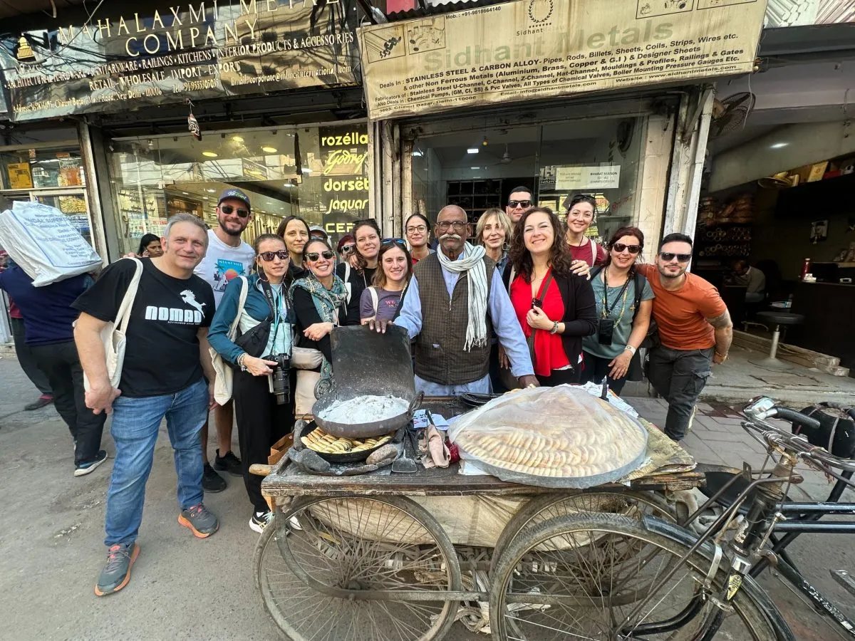 Old & New Delhi food tour with chef